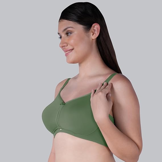 SOIE Women’s Minimiser Bra – Full Coverage, Non-Padded & Non-Wired